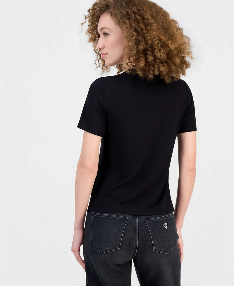 Guess Women's Leona Crewneck Logo T-Shirt