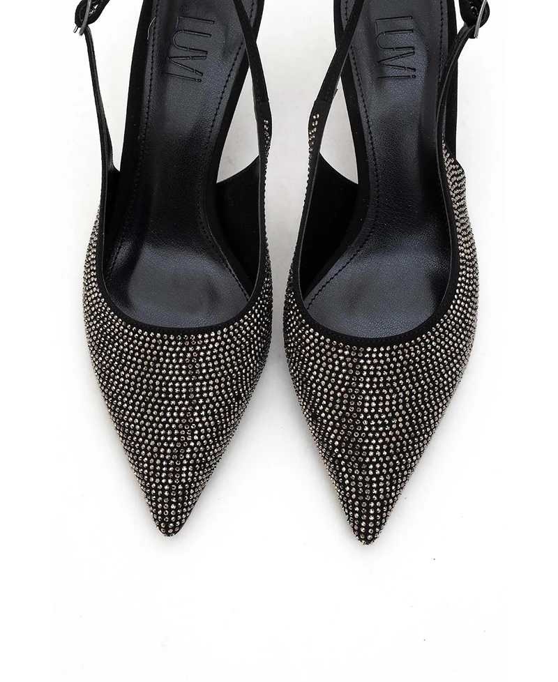Prologue Shoes Women's Novs Slingback Pointed Toe Pump
