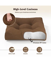 Sugift Patio Chair Seat Cushion Pads for Indoor and Outdoor