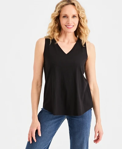 Style & Co Women's V-Neck Tank Top, Macy's Exclusive