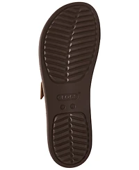 Crocs Women's Brooklyn Cork Buckle Sandals from Finish Line