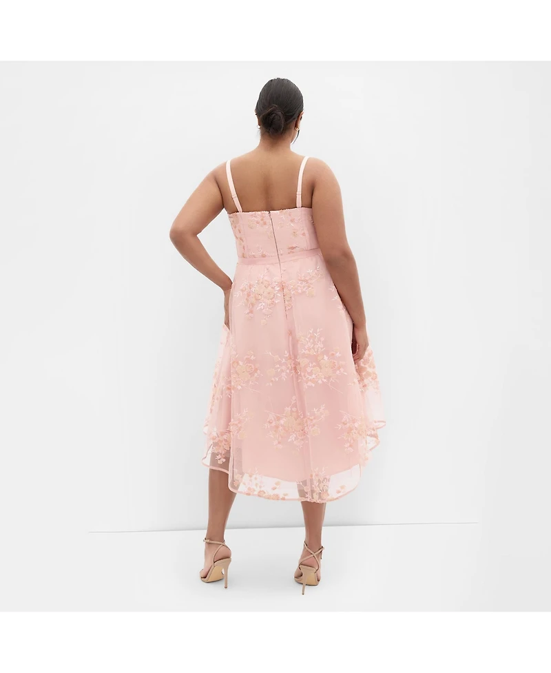 City Chic Women's Ambrosia Strapless Tulle Dress