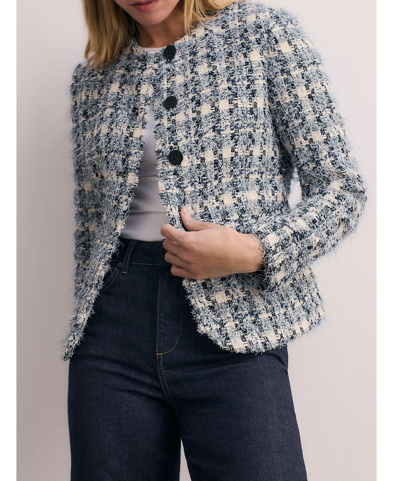 The Fold Women's Sunbury Tweed Jacket