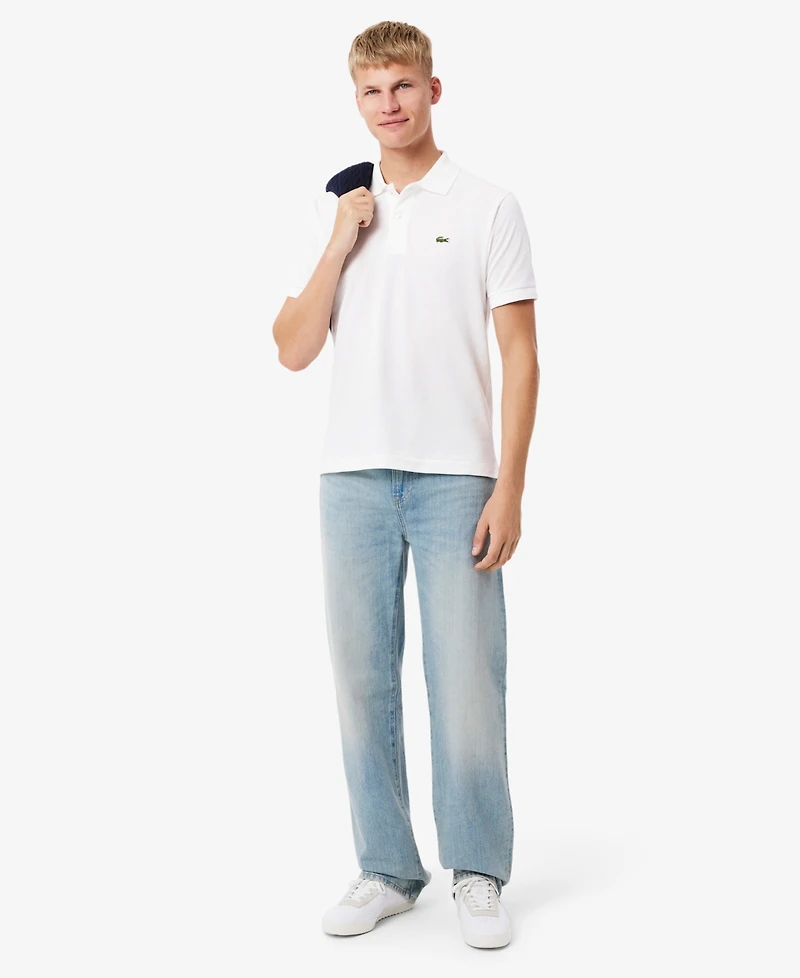 Lacoste Men's L.12.12 Classic-Fit Short-Sleeve Pique Polo Shirt