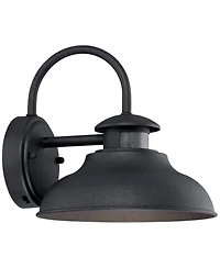 John Timberland Midland Rustic Farmhouse Outdoor Wall Light Fixture Set of 2 Dusk to Dawn Motion Sensor Led for Post Exterior Barn Deck