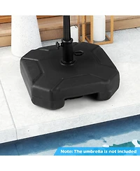 Gouun 17 in Heavy-Duty Fillable Patio Umbrella Base, Up to 88 lbs