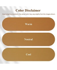 Rainsken Extendable Round Dining Table with Folding Drop Leaves, Space-Saving Wooden Table for 2-4 Persons in Dining Rooms and Kitchens