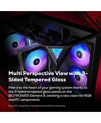 iBUYPOWER Element EBI7N56T02 Gaming Desktop Computer, Intel Core Ultra 7 265F 2.4GHz, 32GB Ram, 1TB Ssd, Nvidia GeForce Rtx 5060 Ti 8GB, Windows 11