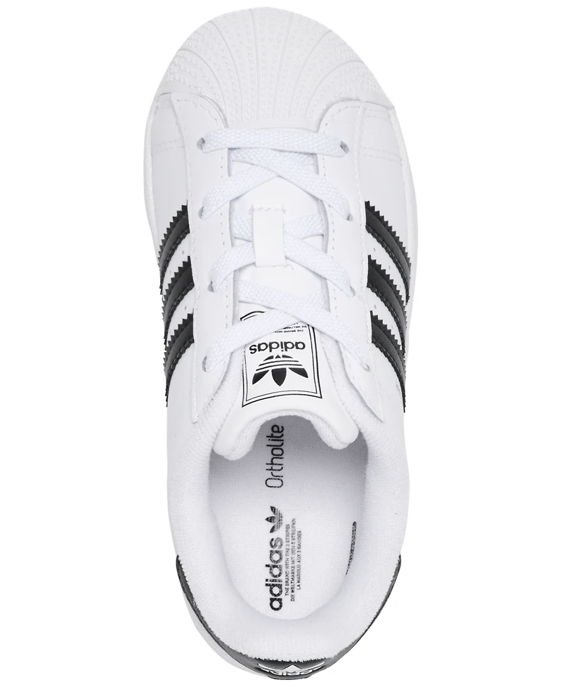 Adidas Originals Toddler Kids Superstar Ii Elastic Lace Casual Sneakers from Finish Line
