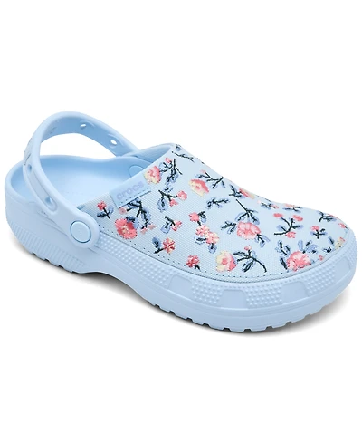 Crocs Women's Classic Crafted Floral Clogs from Finish Line