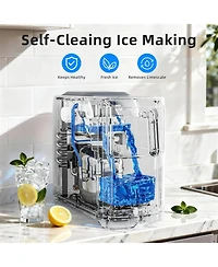 Cowsar Countertop Ice Maker, 18 lbs/24H, Self-Cleaning