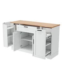 Streamdale Furniture Storage Sideboard/Extendable Dining Table