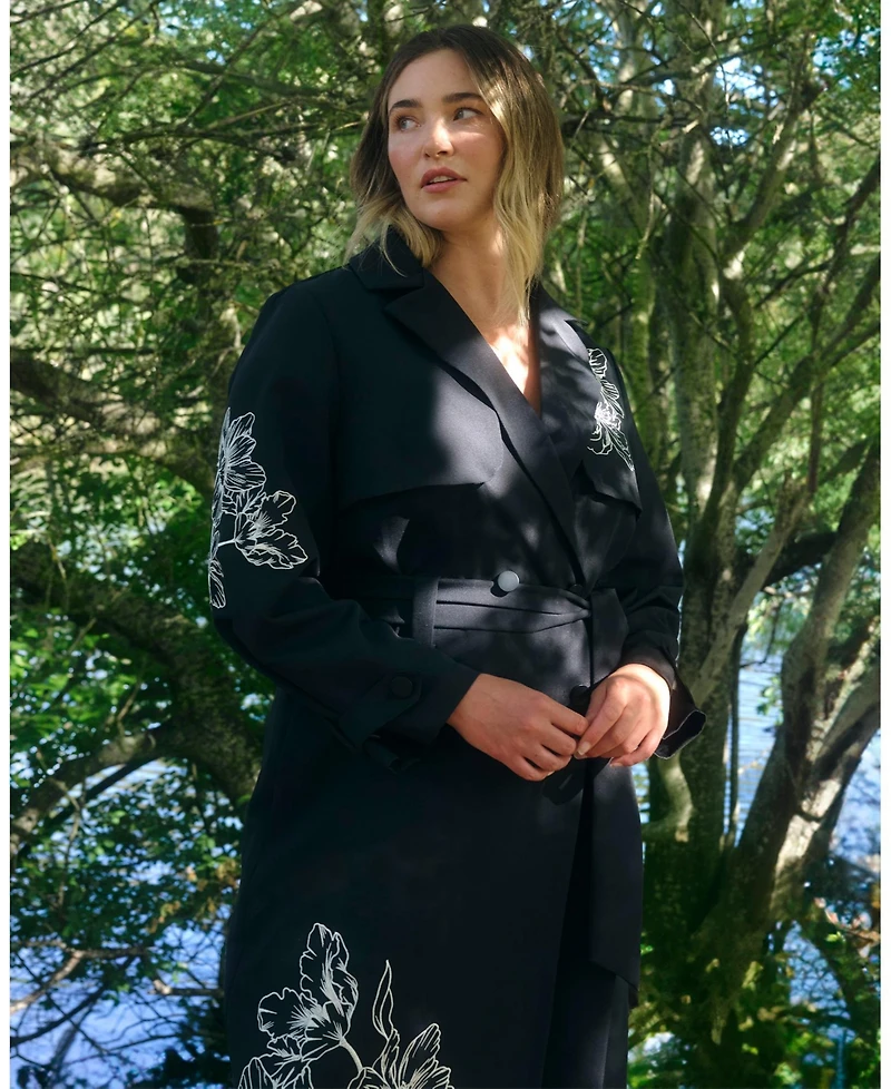 Estelle Women's Monet Embroidered Trench