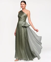 Js Collections Women's Metallic One-Shoulder Dress