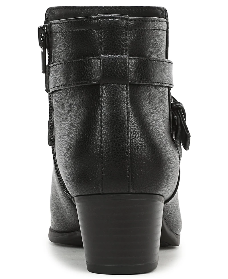 LifeStride Women's Oaklyn Zip Short Pointed Toe Booties