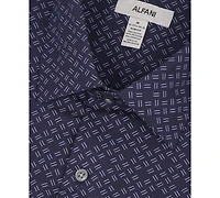 Alfani Men's Slim-Fit Geometric Print Dress Shirt, Macy's Exclusive
