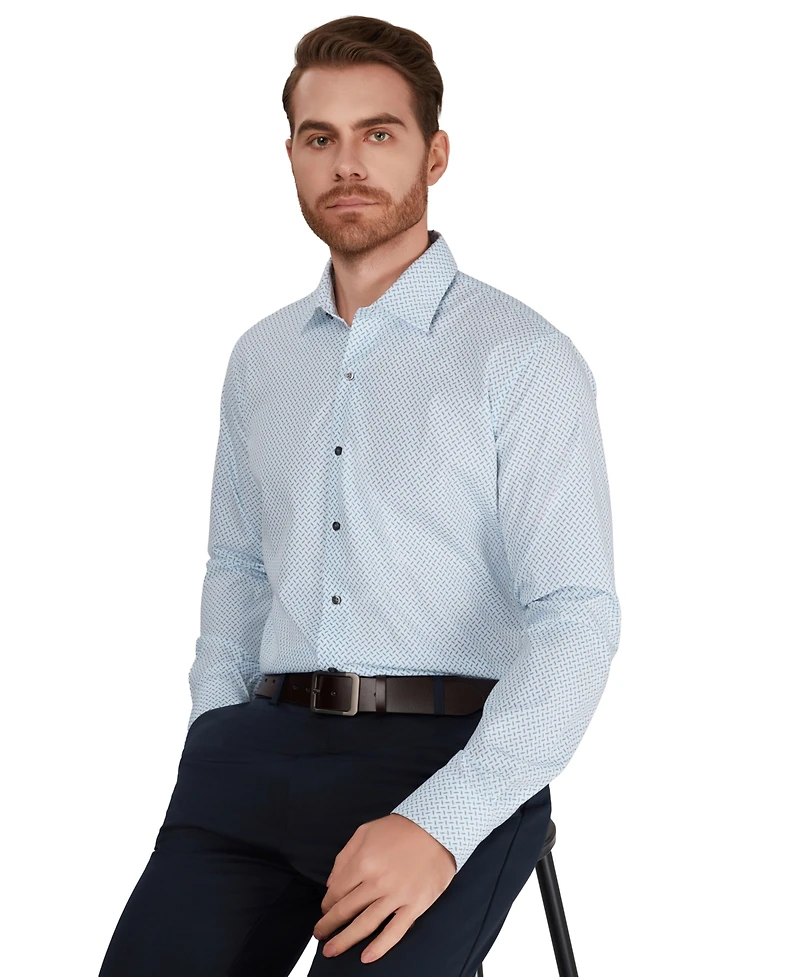 Alfani Men's Collared Slim-Fit Shirt, Macy's Exclusive