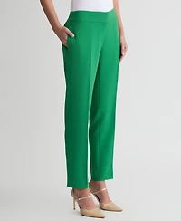 Kasper Women's Stretch Crepe Slim Leg Pant, Regular & Petite Sizes