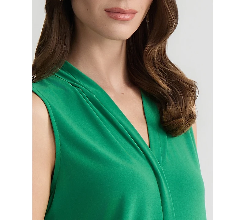Kasper Women's V-Neck Sleeveless Top