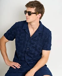 Scotch Soda Mens French Terry Embroidered Matching Set