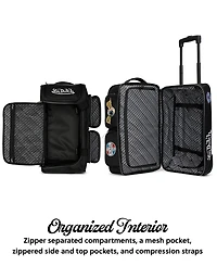 Von Dutch Signature Patch 20" Carry-On Rolling Duffel