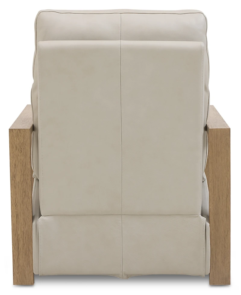 Maxyne 33" Leather 2 Power Motion Arm Recliner