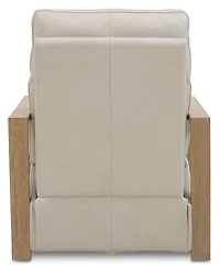 Maxyne 33" Leather 2 Power Motion Arm Recliner