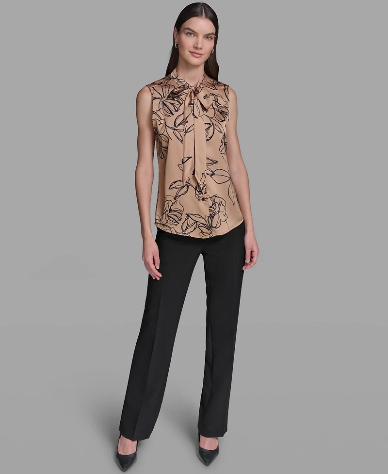 Karl Lagerfeld Paris Women's V-Neck Top