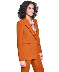 Karl Lagerfeld Paris Women's Long-Sleeve One-Button Jacket