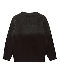 MeMoi Toddler Boys Ribbed Cotton Knit Ombre Crewneck Pullover Sweater