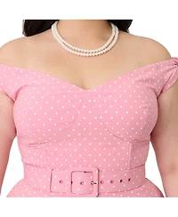 Unique Vintage Plus Prairie Swing Dress