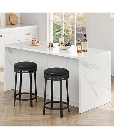 gaomon Swivel Bar Stools Set of 4