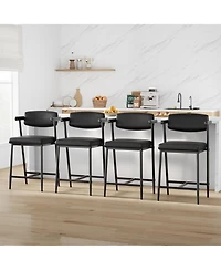 gaomon Set of Counter Stools with Armrest