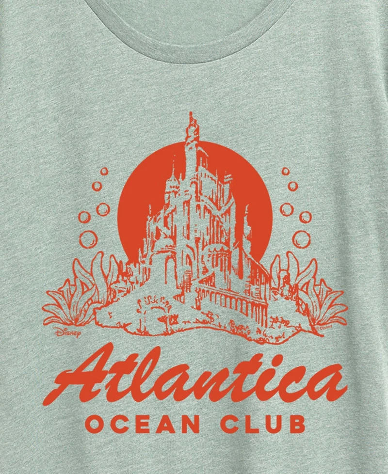 Hybrid Apparel Plus Disney Princess Atlantica Ocean Club Short-Sleeve Graphic T-Shirt
