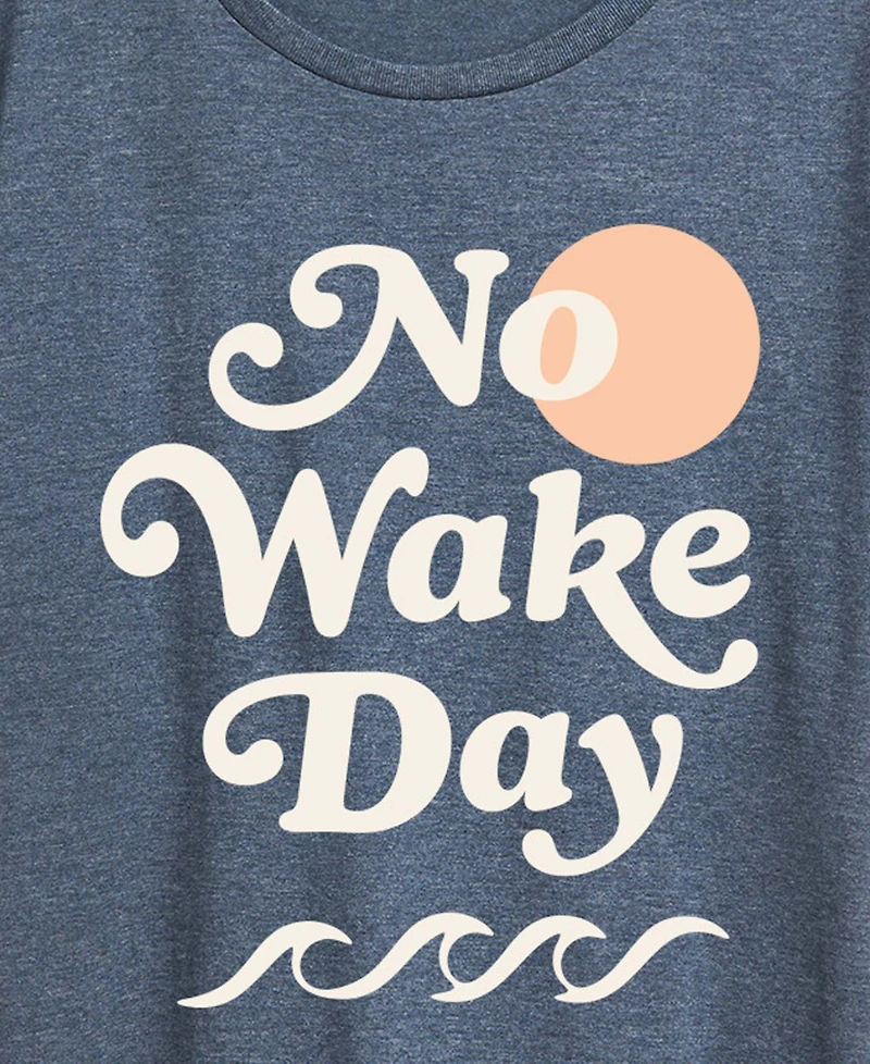 Hybrid Apparel Plus Instant Message No Wake Day Short-Sleeve Graphic T-Shirt