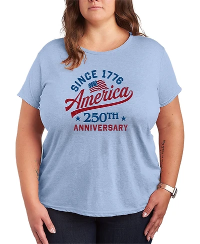 Hybrid Apparel Plus Instant Message America 250 Short-Sleeve Graphic T-Shirt