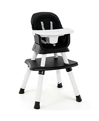 Gouun Baby Convertible 8-in-1 Baby Feeding Chair with Dual-Side Tabletop and Booster Seat