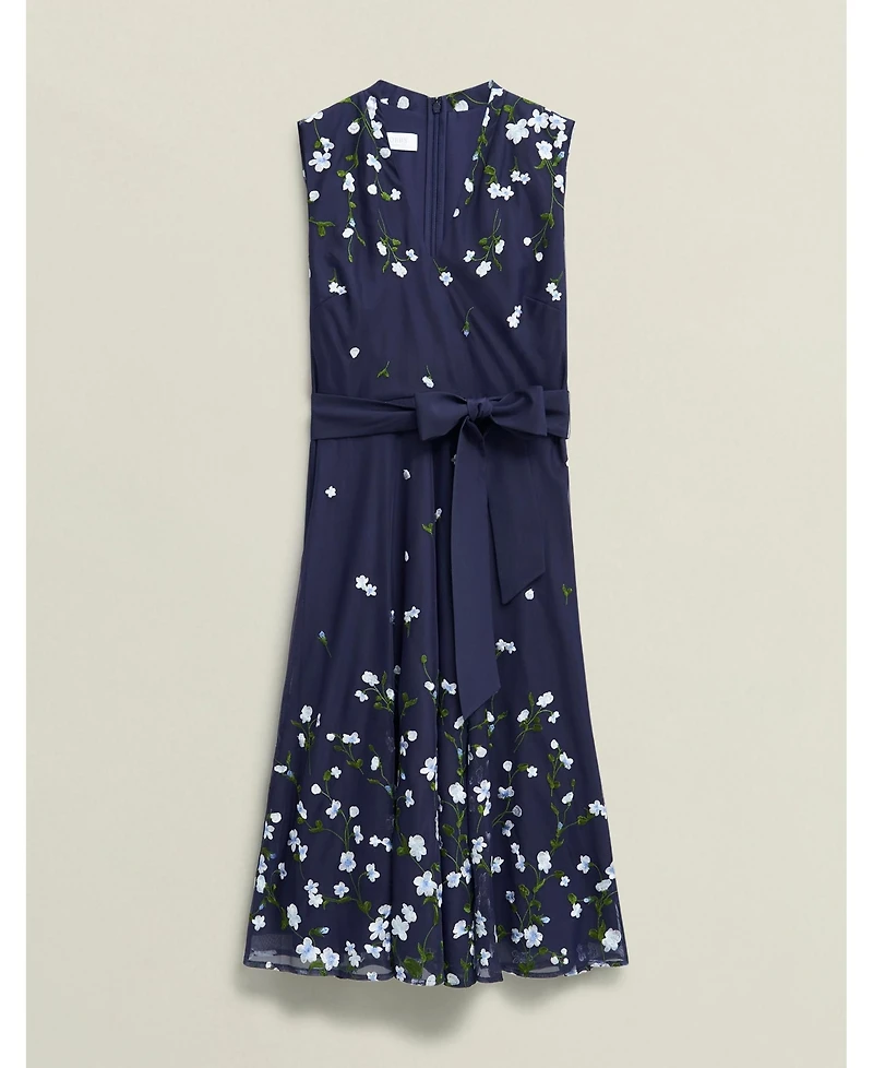 Hobbs London Women's Aria Embroidered Dress