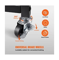 Sugift 20-Slot Mobile Blueprint Storage Rack with Locking Wheels for Architectural Plans and Poster Rolls