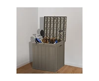 sumyeg 50 Gallon Compact Outdoor Resin Deck Box