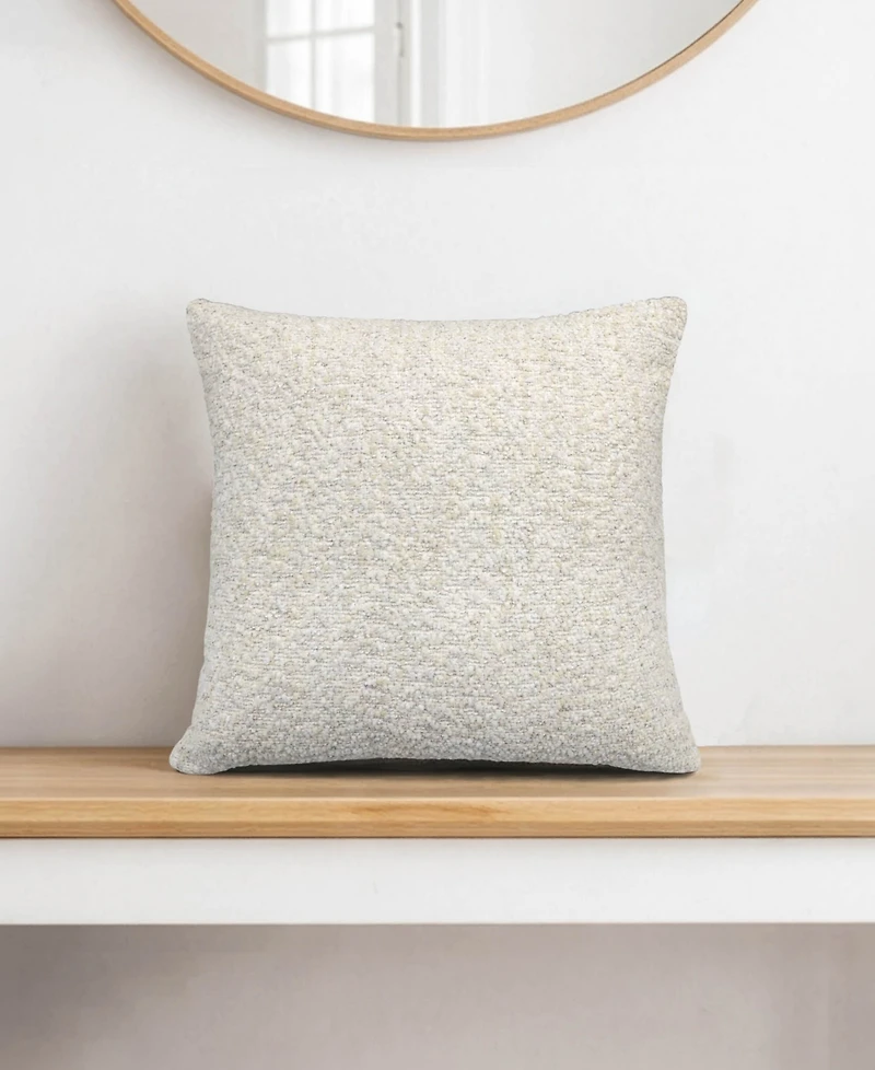 Hallmart Collectibles Cora Boucle Decorative Pillow, 22" x