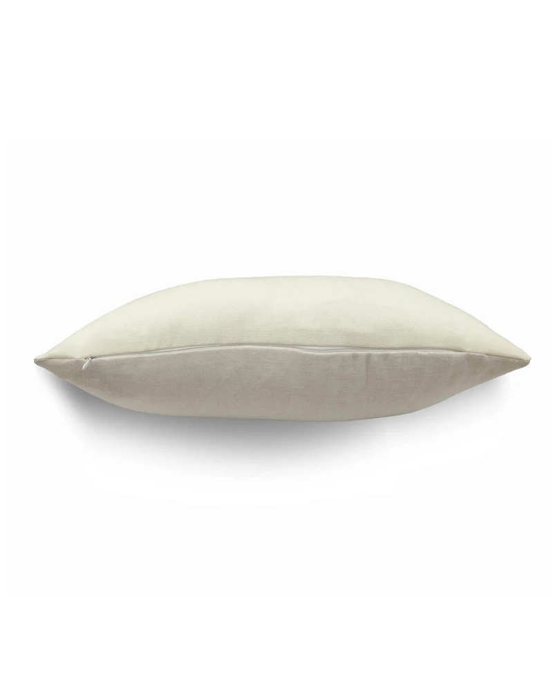 Hallmart Collectibles Ramie Linen Decorative Pillow, 22" x 22"