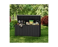 sumyeg Resin Outdoor Storage Deck Box with Lockable Lid