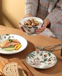 222 Fifth Perse 12-Pc. Dinnerware Set, Service for 4