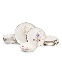 Sango Gansevoort Wildflower 12-Pc. Dinnerware Set, Service for 4