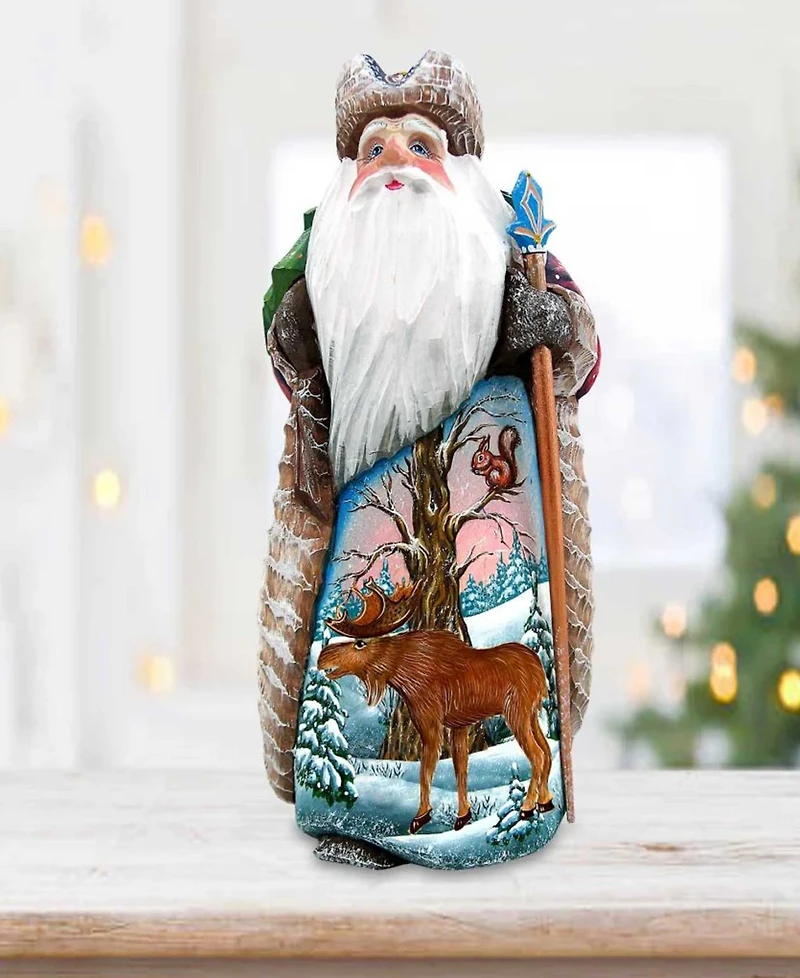 G.DeBrekht Woodcarved Hand Painted Merry Wonder Figurine
