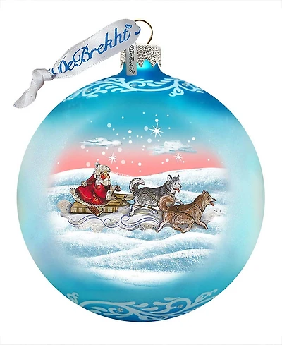 G.DeBrekht Northern Light Ball Glass Ornament