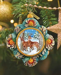 G.DeBrekht Hand Painted Scenic Ornament Wilderness