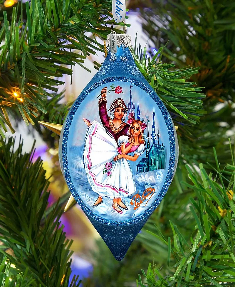 G.DeBrekht Nutcracker Dance Drop Glass Ornament