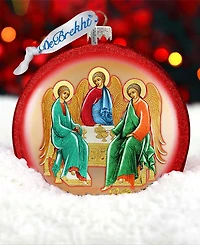 G.DeBrekht Trinity Glass Ornament Medallion